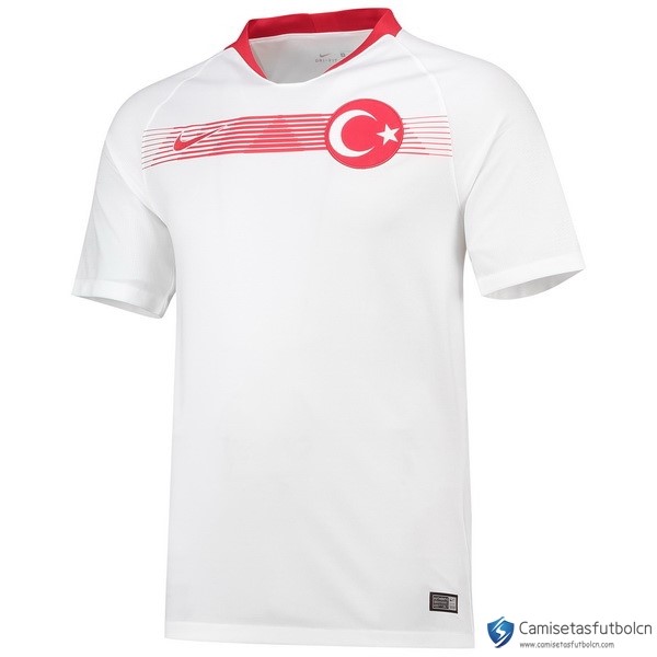 Camiseta Seleccion Turquía Segunda equipo 2018 Blanco